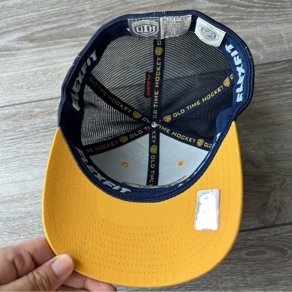 Nashville Predators Fanatics Old Time Hockey Flexfit One Size Cap  Hat - Picture 8 of 13
